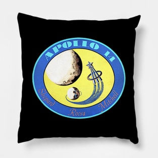 Apollo 14 Retro Logo Pillow