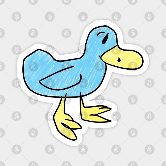 Blue Duck - That's Quacktastic! Magnet by tvshirts