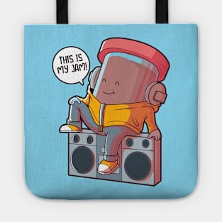 This Is My Jam! // Funny Peanut Butter Cartoon Tote