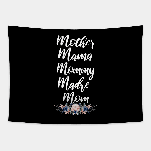 Happy Mothers Day Tapestry by MEDtee