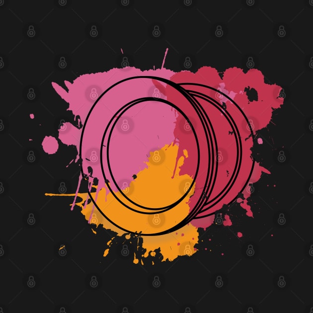 Splash Retro Pink Yoyo by yoyomonsterph