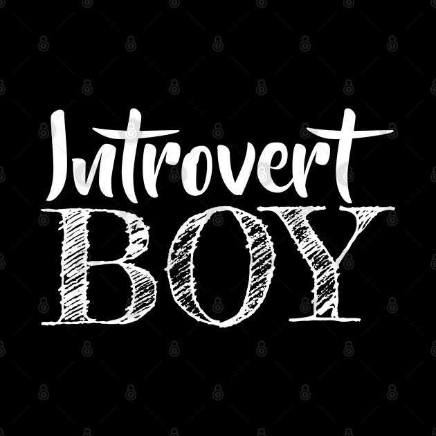 Introvert Boy by Xiaoxiao Art