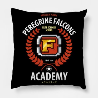 Peregrine Falcons - Flame Shot Pillow