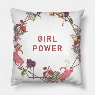 girl power everything - girl struggle - girl power - super girl Pillow