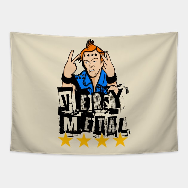 Vyvyan Very Metal Tapestry by Meta Cortex