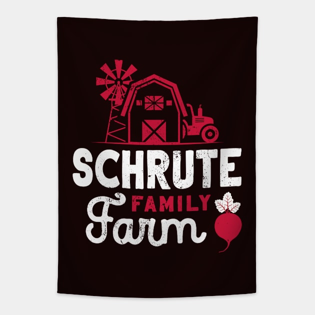 Family Farm Tapestry by machmigo