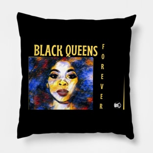 Black Queens Forever T-shirt 6 Pillow