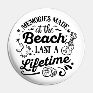 Summer Beach vibes Memories Pin