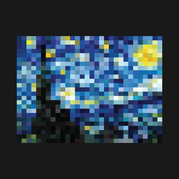 Pixelated Night by PricklyPixel