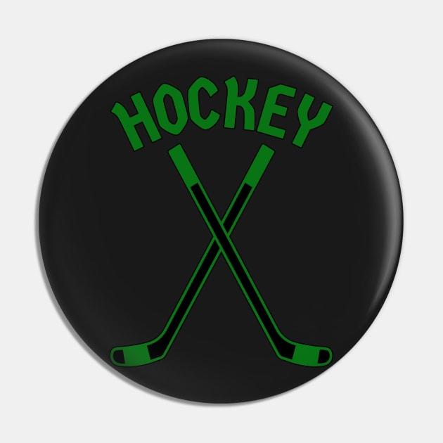 HOCKEY CROSSED STICKS LOGO Pin by HOCKEYBUBBLE