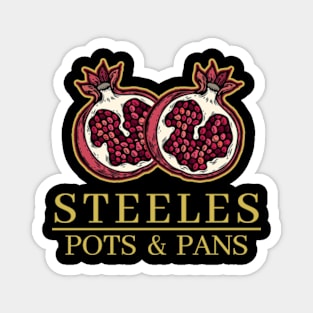 STEELES POTS AND PANS, POMEGRANATE Magnet