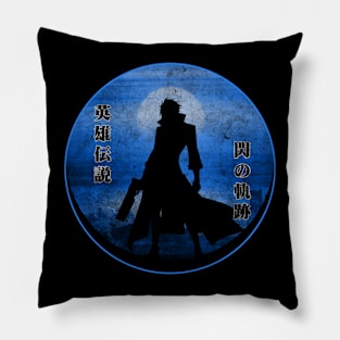 Azure Siegfried Circle Pillow