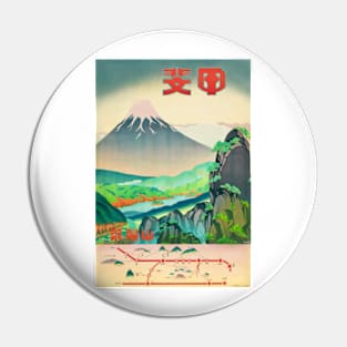 Vintage, retro Japanese style Pin