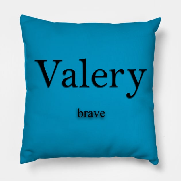 Valery Name meaning Pillow by Demonic cute cat