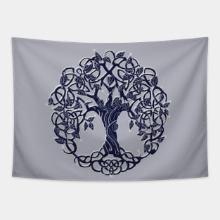 Tree of life Blue Tapestry