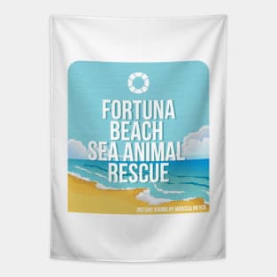 Fortuna Beach Sea Animal Rescue Tapestry