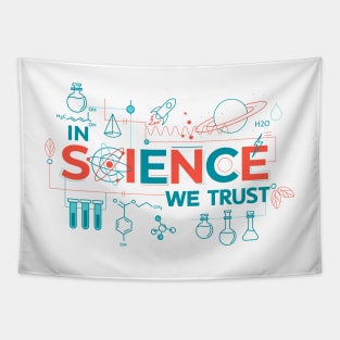 In Science We Trust Tapestry