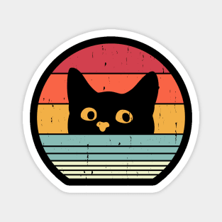 Cat Retro Lover Owner Magnet