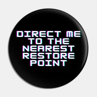 restore point Pin