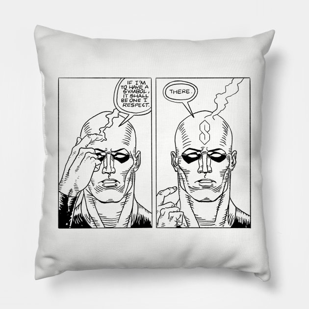 “Dr. S” Watchmen Dr. Manhattan Parody Pillow by Grip Grand