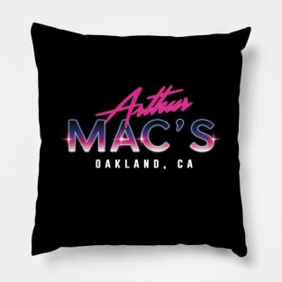 Arthur Mac's Miami Vice Logo Pillow