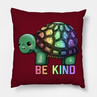 Be Kind Turtle Pillow