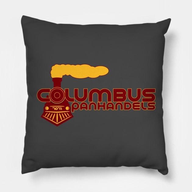 Modernized Columbus Panhandels Pillow by 7071