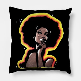 Retro Lady Pillow