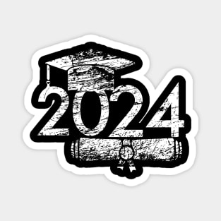 Distress look 2024 graduation design Magnet