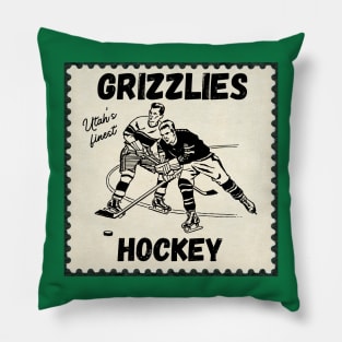 Old Timey Utah Grizzlies Pillow