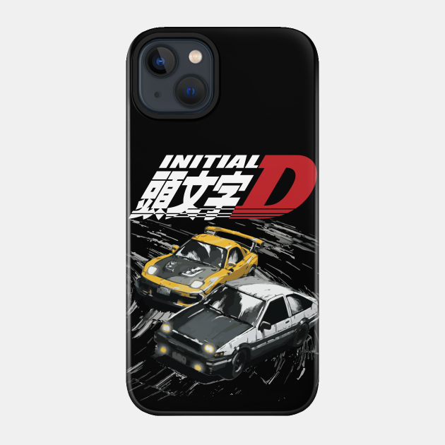 86 takumi vs keisuke FD initial D - Initial D - Phone Case