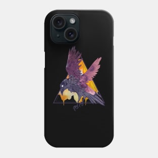 Crow Water Color Phone Case