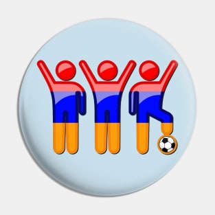 Soccer Players Pin