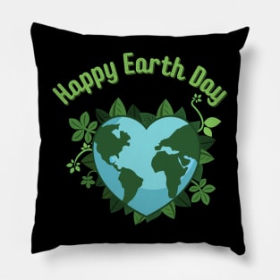 Happy Earth Day Pillow