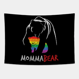 Mama Bear Hug Love Support Parent Pride LGBT Tapestry