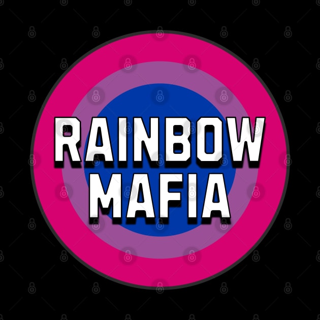 Rainbow Mafia Bi Pride Flag by The Twice-Lost Geek