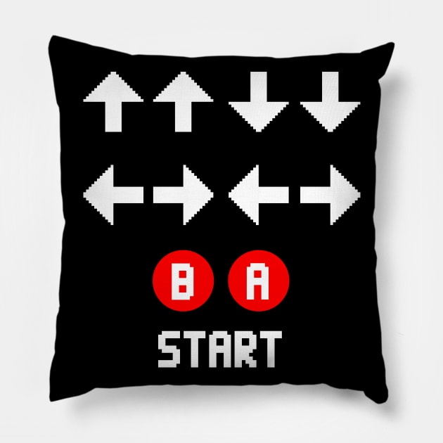 Konami Code Pillow by GamerBoi