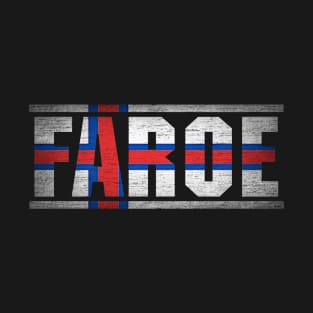 Faroe Retro Flag for Men Women Faroe National Pride T-Shirt