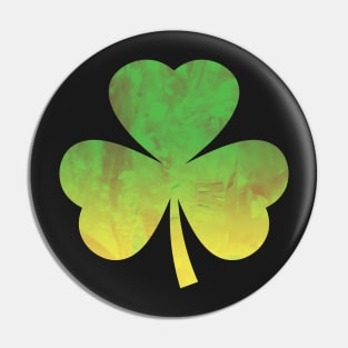 Crystal Shamrock Pin