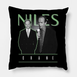 Niles crane +++ retro Pillow