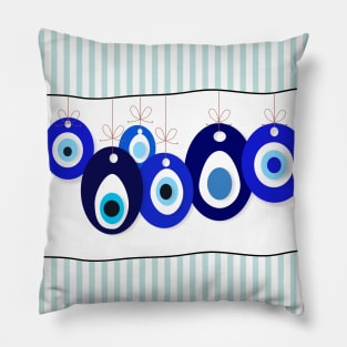 Evil eyes bead Pillow