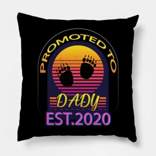 Father day promoted daddy est.2020 Pillow