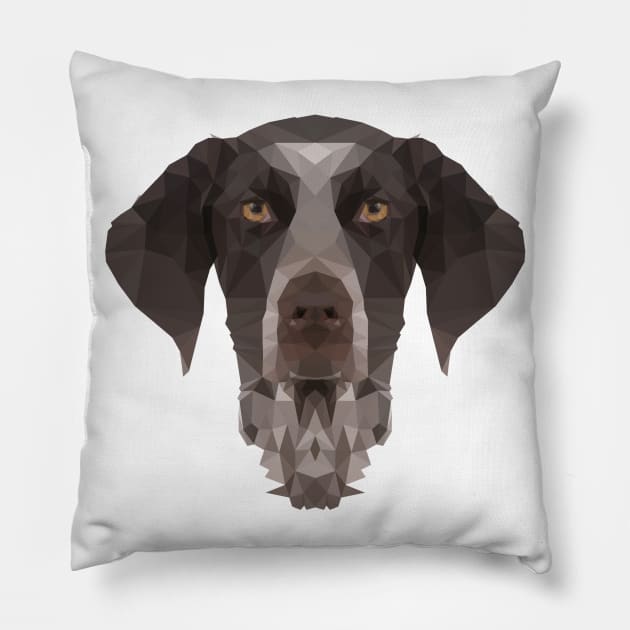 German Shorthaired Pointer Pillow by arlingjd