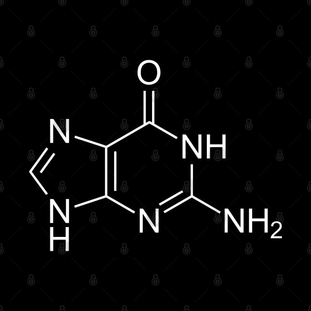 Guanine C5H5N5O by Zeeph