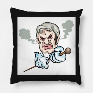 Angry man Pillow