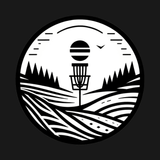 Minimalist Disc Golf Course T-Shirt