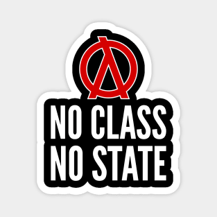 No Class No State Functional Programmer Red/White Design Magnet