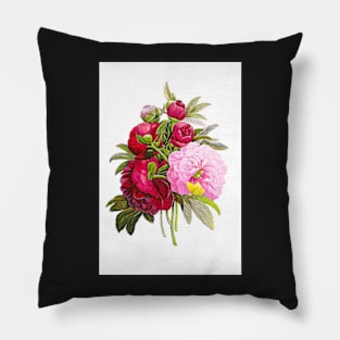 Peonies Art Floral Print Red Peonies Poster Blush Pink Peony Art Pillow