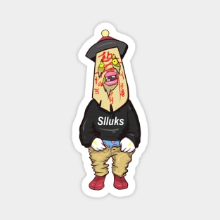 Dope hanged ghost character illustration Magnet