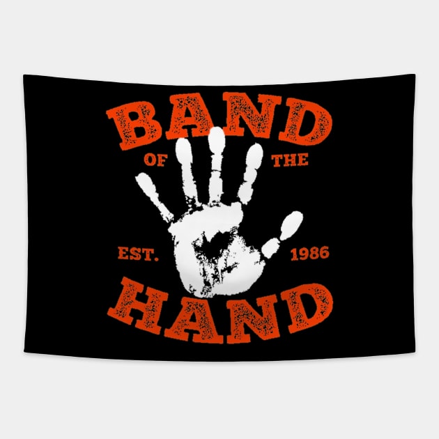 Band Of The Hand Tapestry by RazonLife